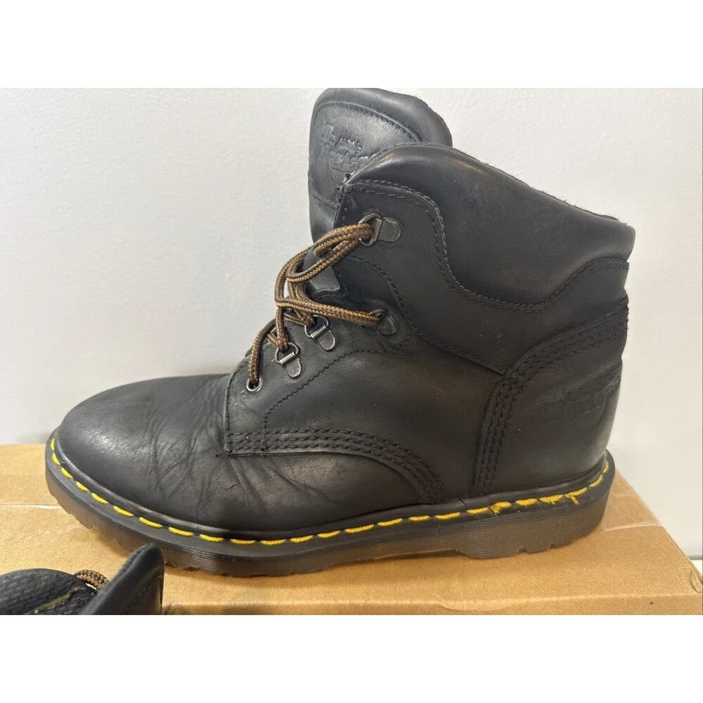 Dr Martens Industrial Soft Toe Boots 7735 AW004 Black Size 8